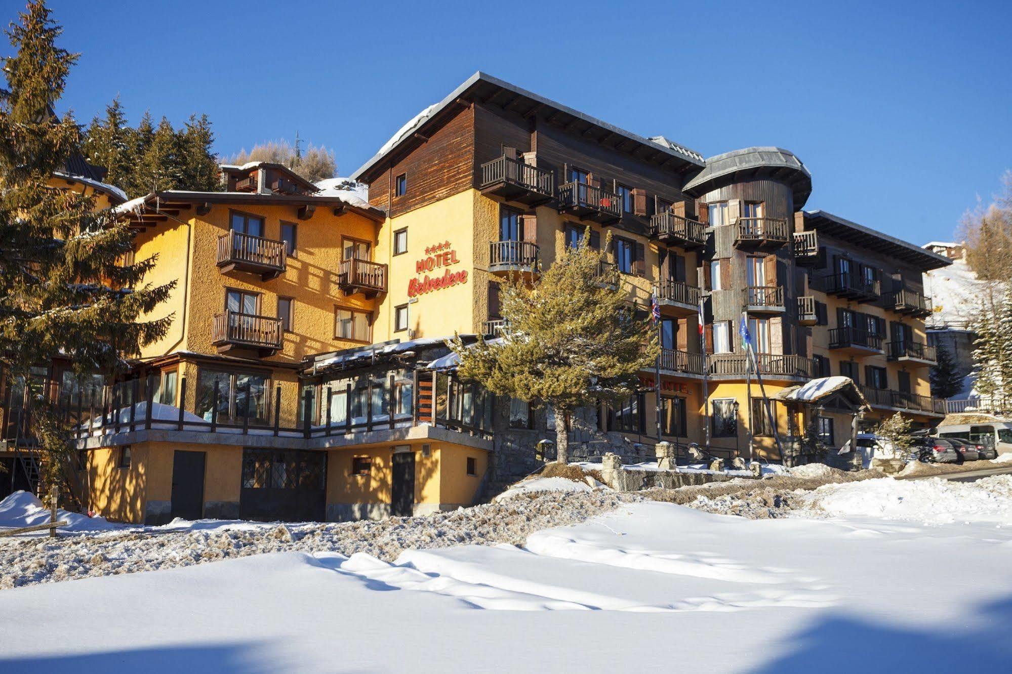 Hotel Belvedere Colle Colle Sestriere Exterior foto